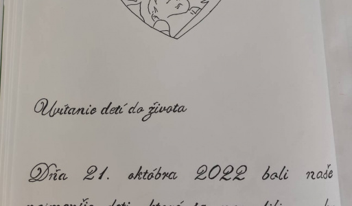 Uvítanie detí do života 2022 