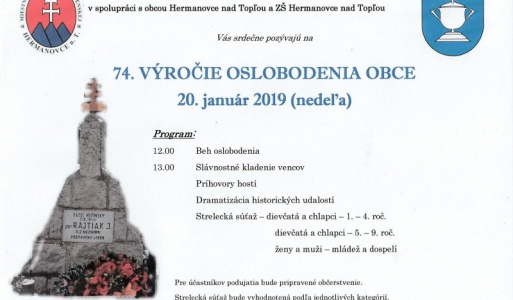 74. VÝROČIE OSLOBODENIA OBCE 