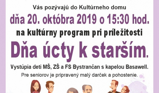 DEŇ ÚCTY K STARŠÍM 2019 