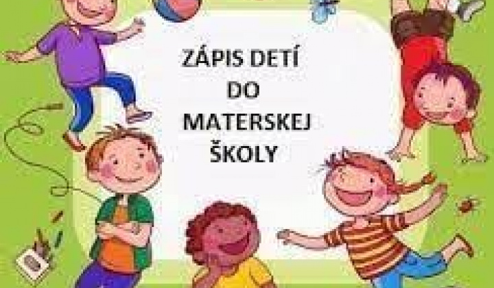 Zápis detí do materskej školy