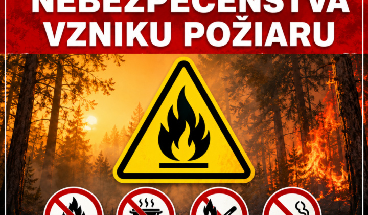 Čas zvýšeného rizika vzniku požiaru